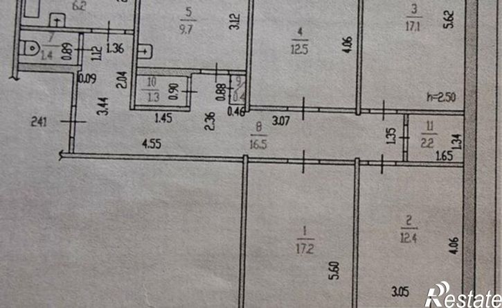 4-комн квартира ул Веры Кащеевой, 15,  д. 15