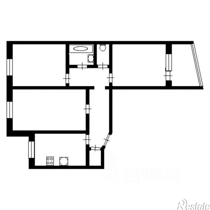 3-комн квартира Красноармейский проспект, 67,  д. 67