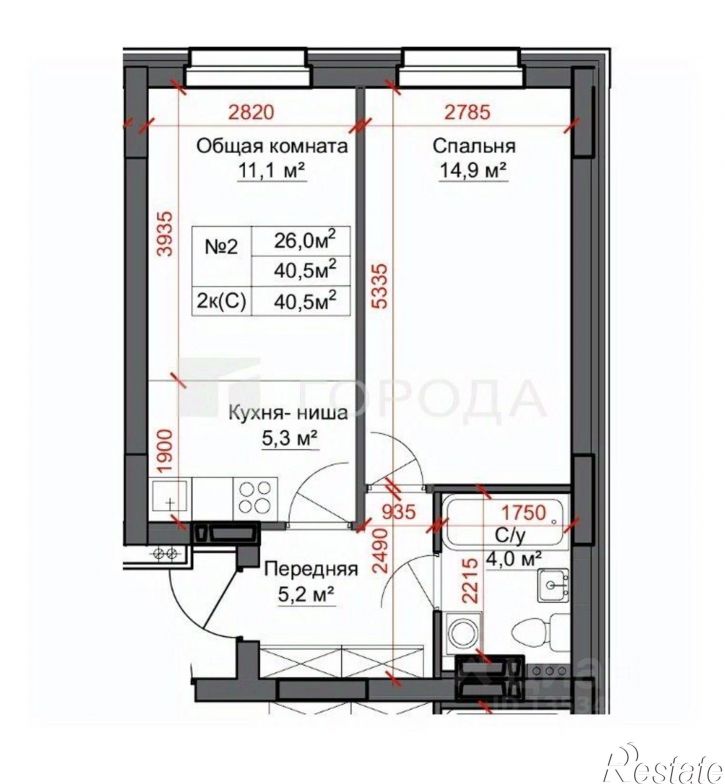2-комн квартира Северный Власихинский проезд, 102,  д. 102
