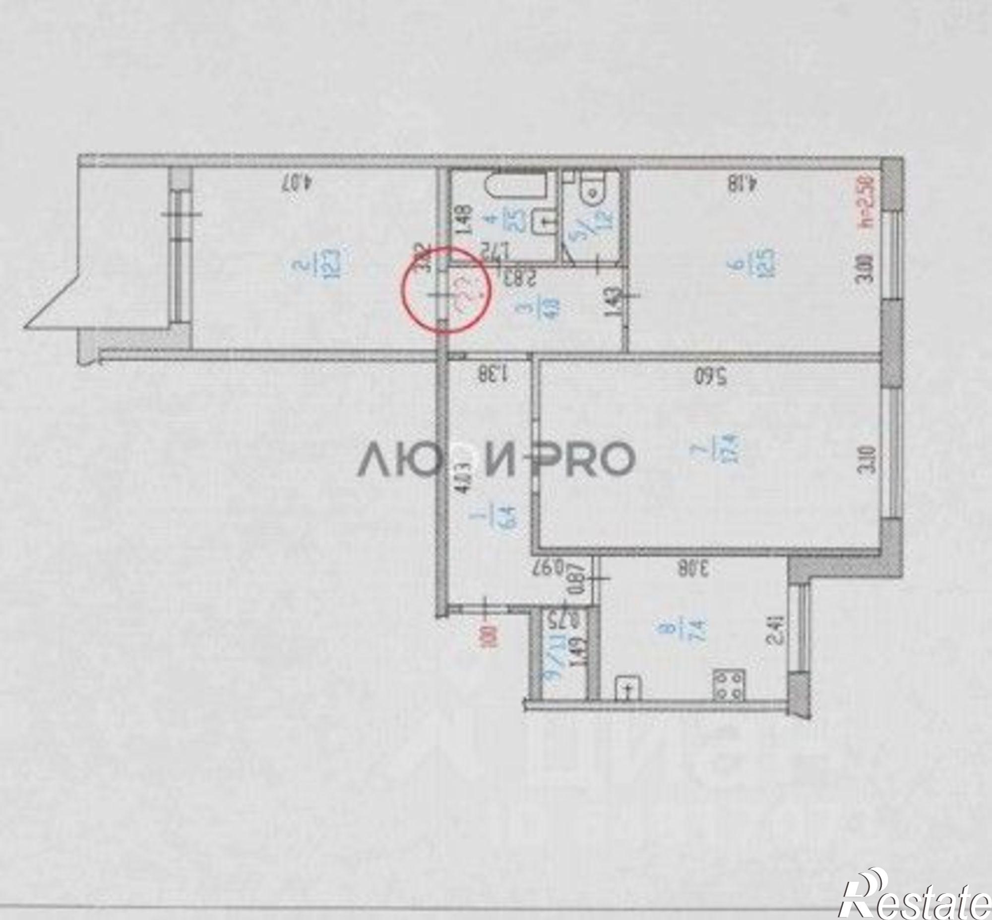 Купить квартиру за 7 600 000 рублей на переулок Ядринцева, 90