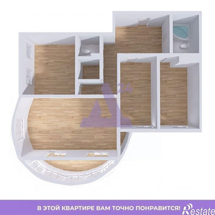 3-комн квартира улица Пионеров, 1,  д. 1