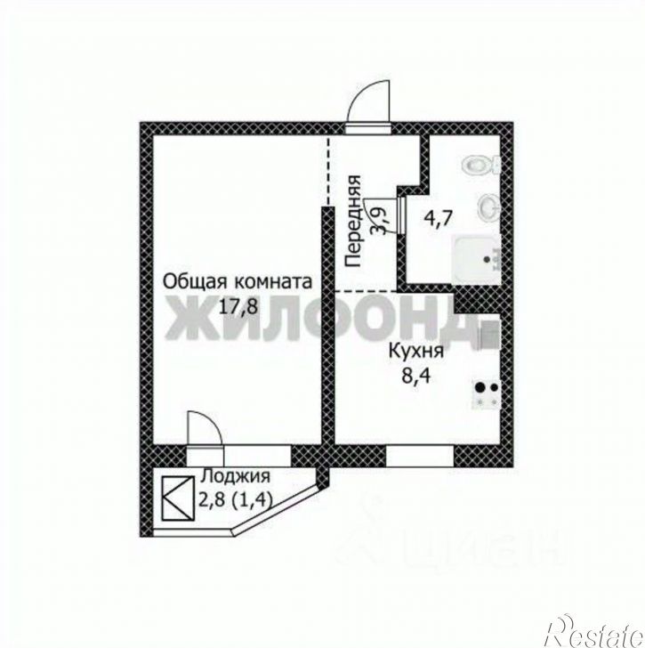 1-комн квартира Северный Власихинский проезд, 92,  д. 92