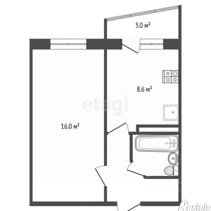 1-комн квартира 5-я Западная улица, 59,  д. 59