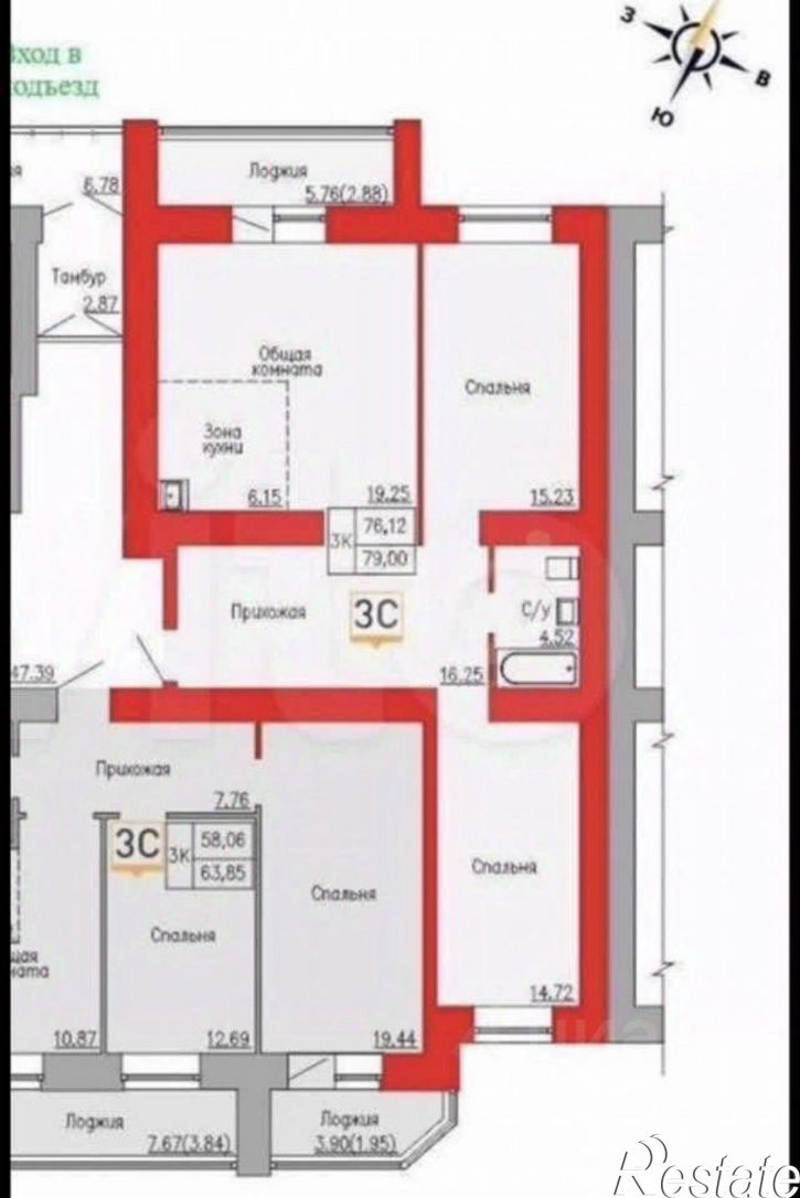 2-комн квартира 6-я Нагорная улица, 15Г/10,  д. 15Г/10