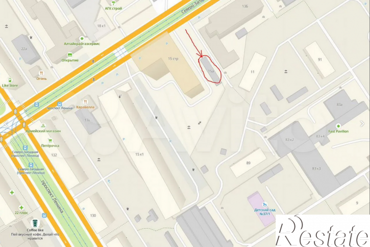 Отдельное здание северо-западная, 15а