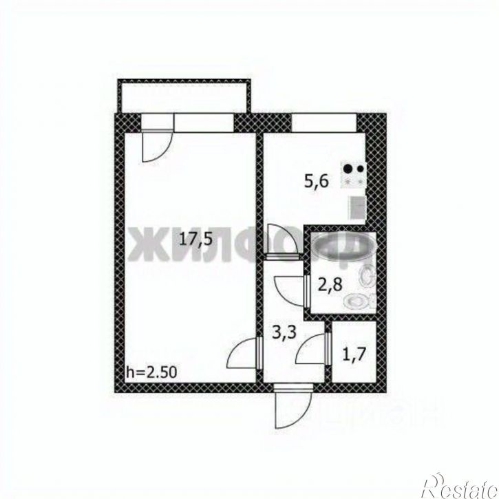 1-комн квартира Телефонная улица, 52,  д. 52