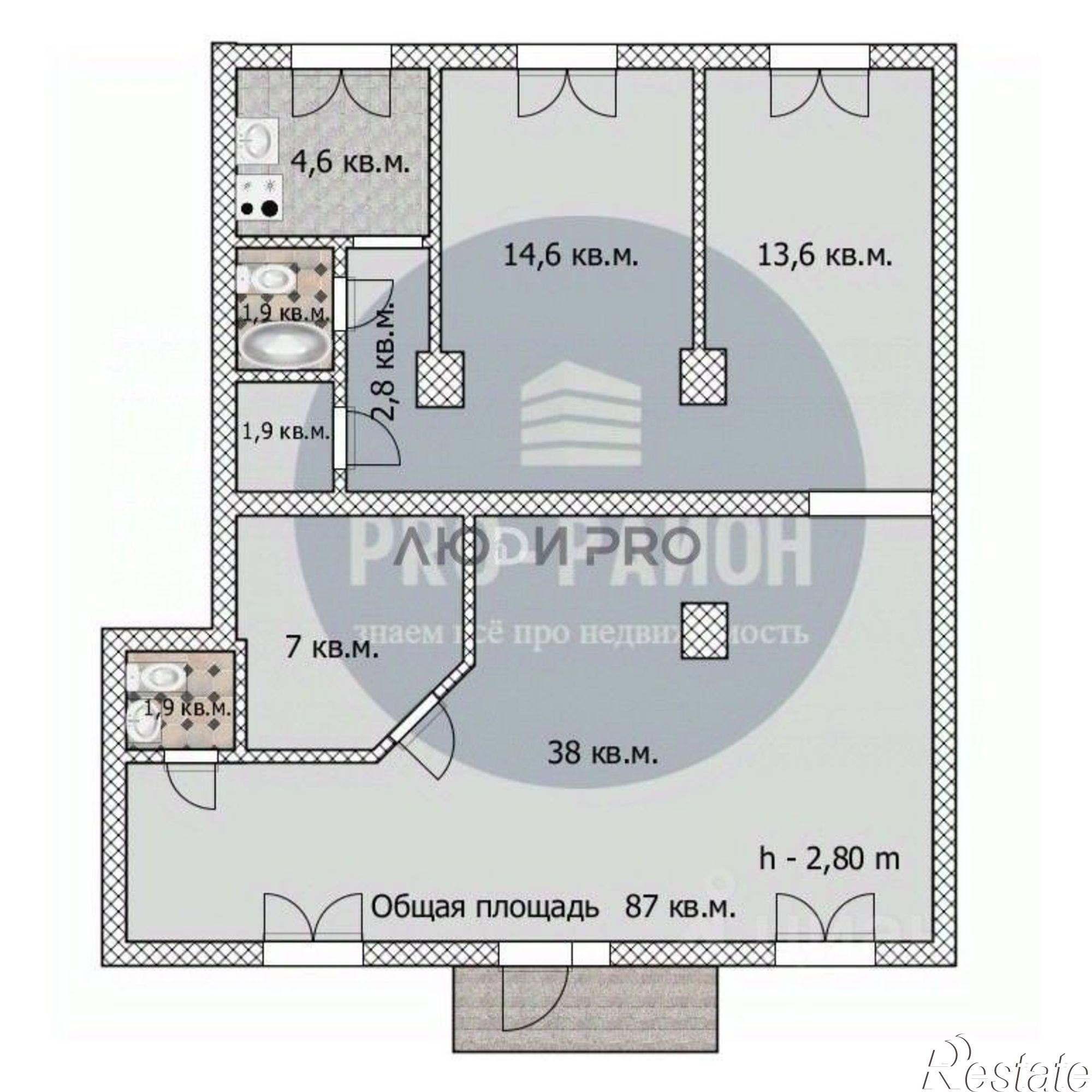 Купить офис, помещение под офис за 16 000 100 рублей на пр-кт Строителей, 19