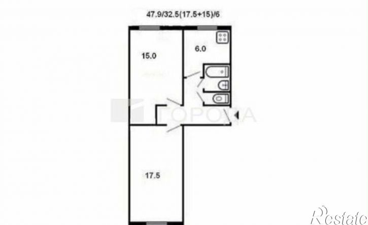 2-комн квартира ул Чудненко, 13,  д. 13