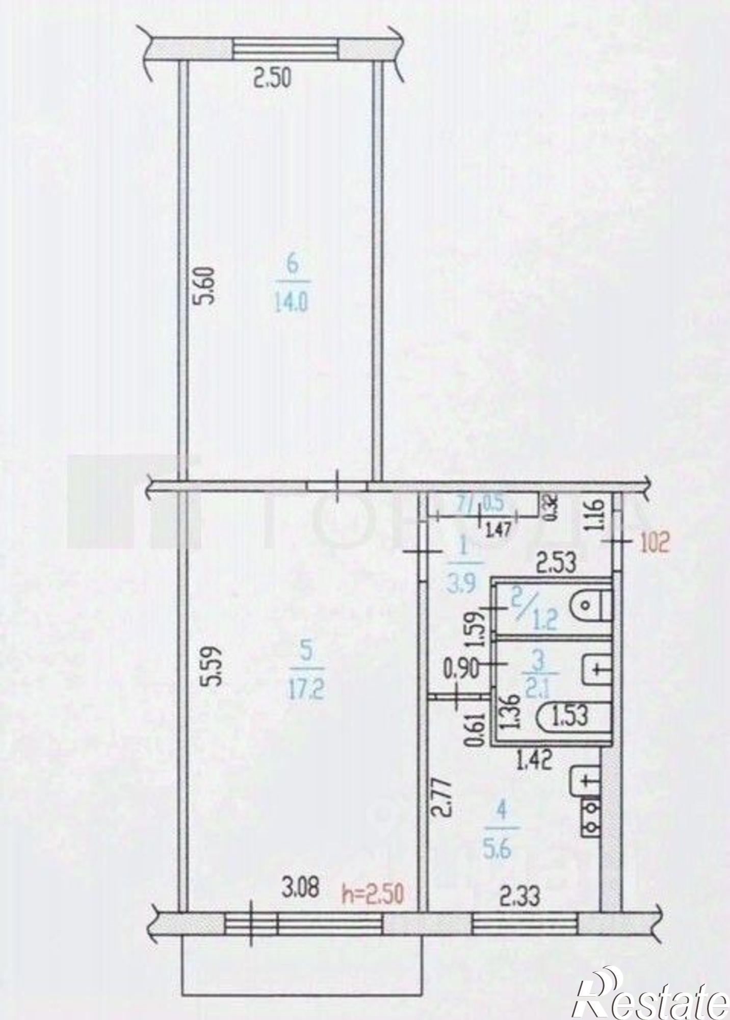 Купить квартиру за 4 900 000 рублей на улица Островского, 17