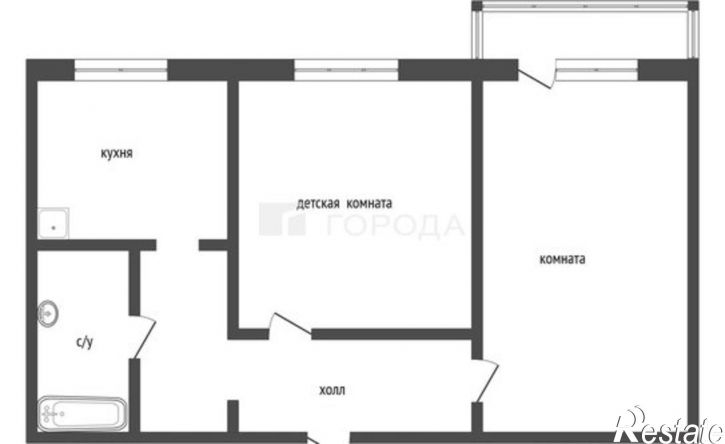2-комн квартира Партизанская улица, 136,  д. 136