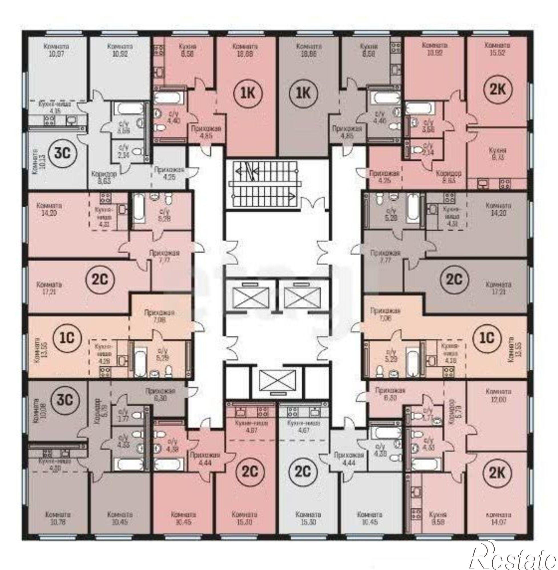 Купить квартиру за 5 023 310 рублей на пр-кт Дзержинского, 1А