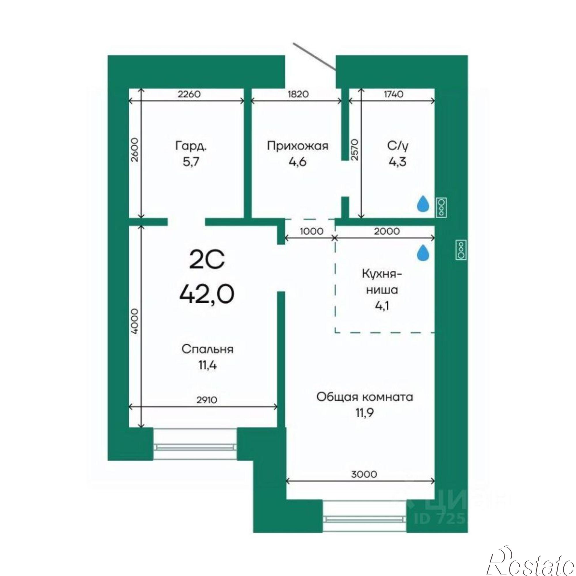 Купить квартиру за 5 905 200 рублей на Просторная улица, 390к1