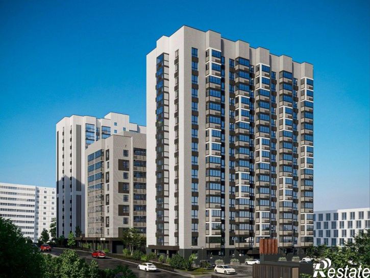 2-комн квартира в новом доме улица Чернышевского, 186,  д. 186