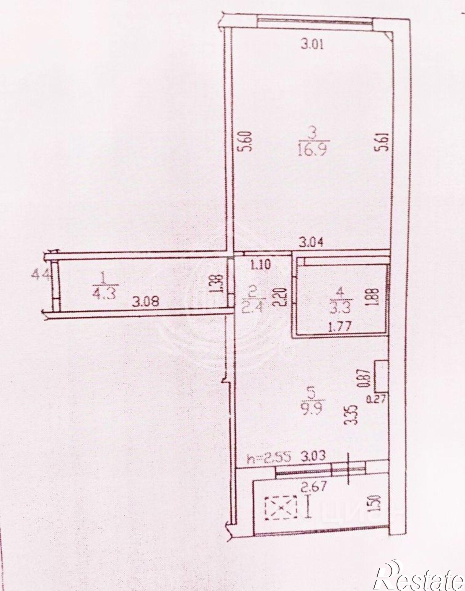 Купить квартиру за 5 320 000 рублей на ул Власихинская, 152