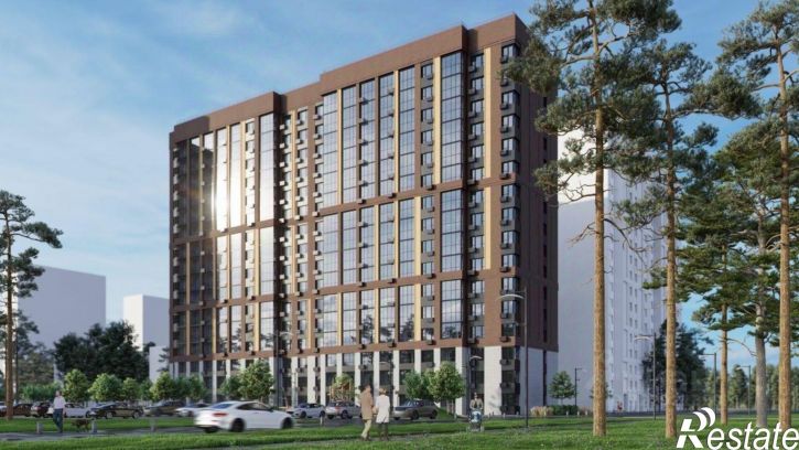 1-комн квартира в новом доме ул Нагорная 6-я, 15г/9,  д. 15г/9