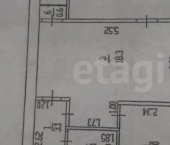 2-комн, 42кв м, этаж 3/4 городской округ Барнаул, посёлок Научный Городок, 9