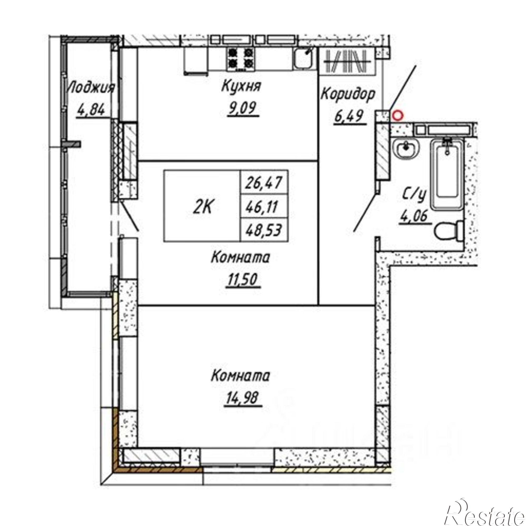 Купить квартиру за 7 667 740 рублей на улица Шевченко, 135