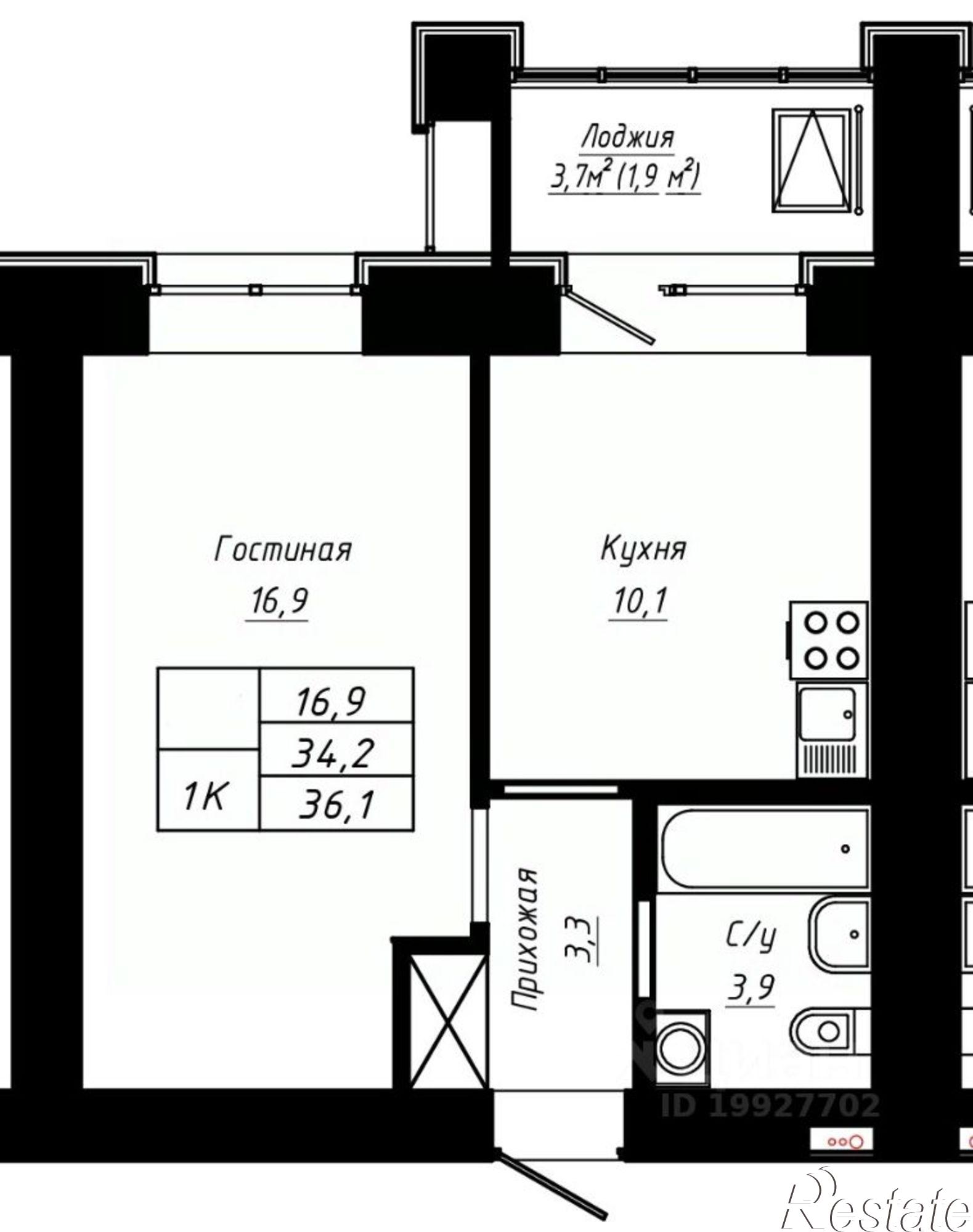Купить квартиру за 5 703 800 рублей на ул Сухэ-Батора, 39