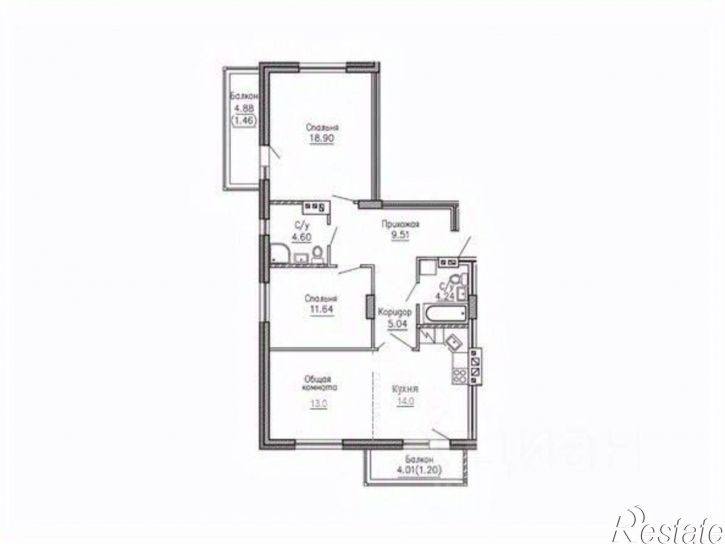 3-комн квартира Змеиногорский тракт, 35а/1,  д. 35а/1