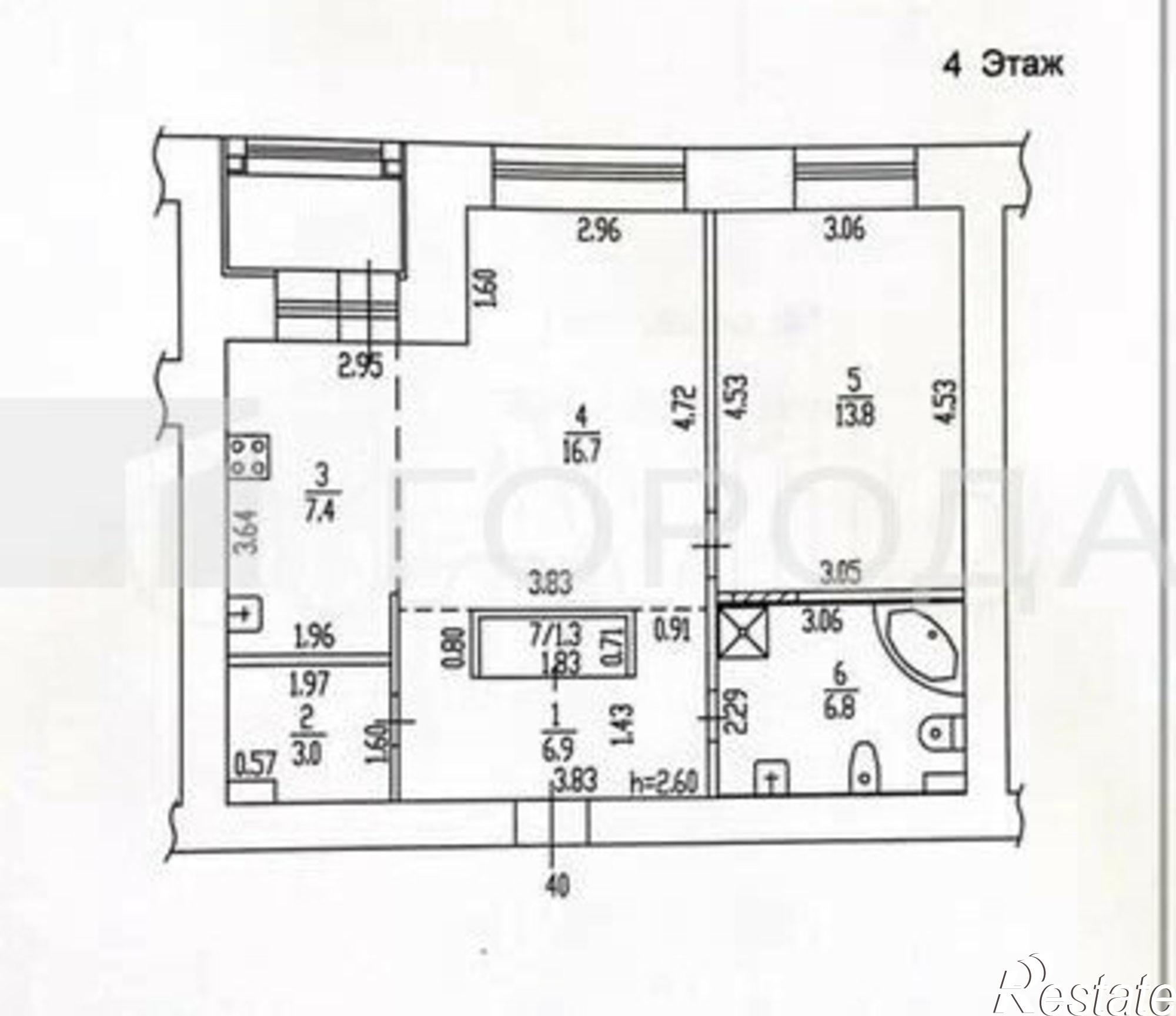 Купить квартиру за 8 300 000 рублей на ул Пролетарская, 15