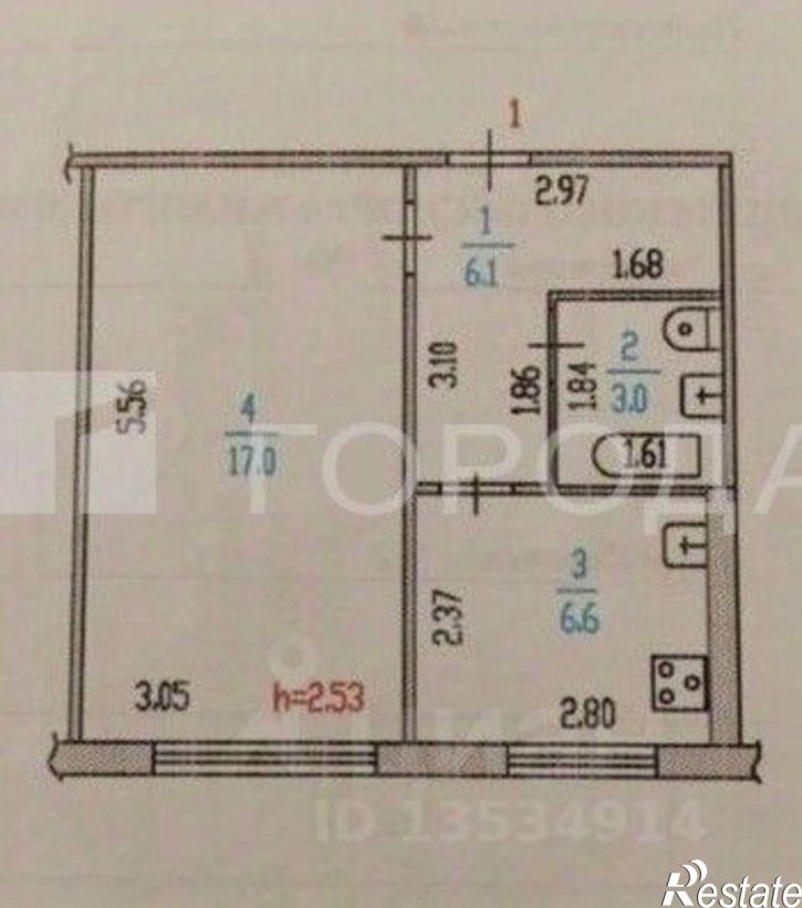 1-комн квартира Сиреневая улица, 7,  д. 7