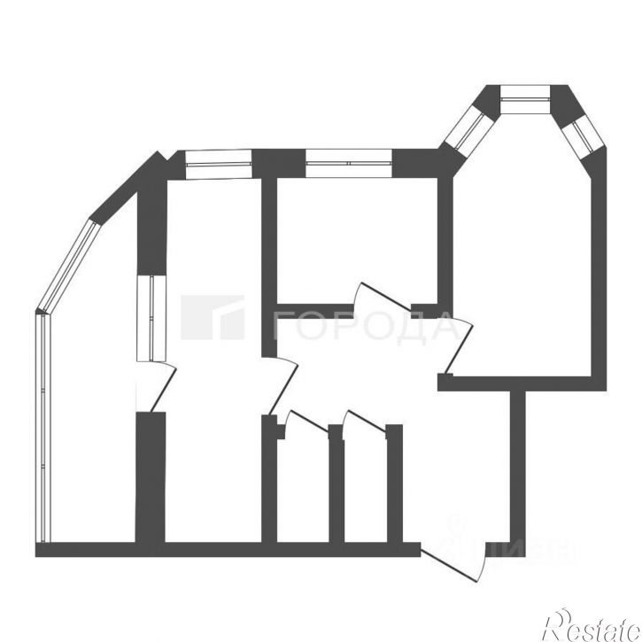 2-комн квартира Партизанская улица, 201,  д. 201