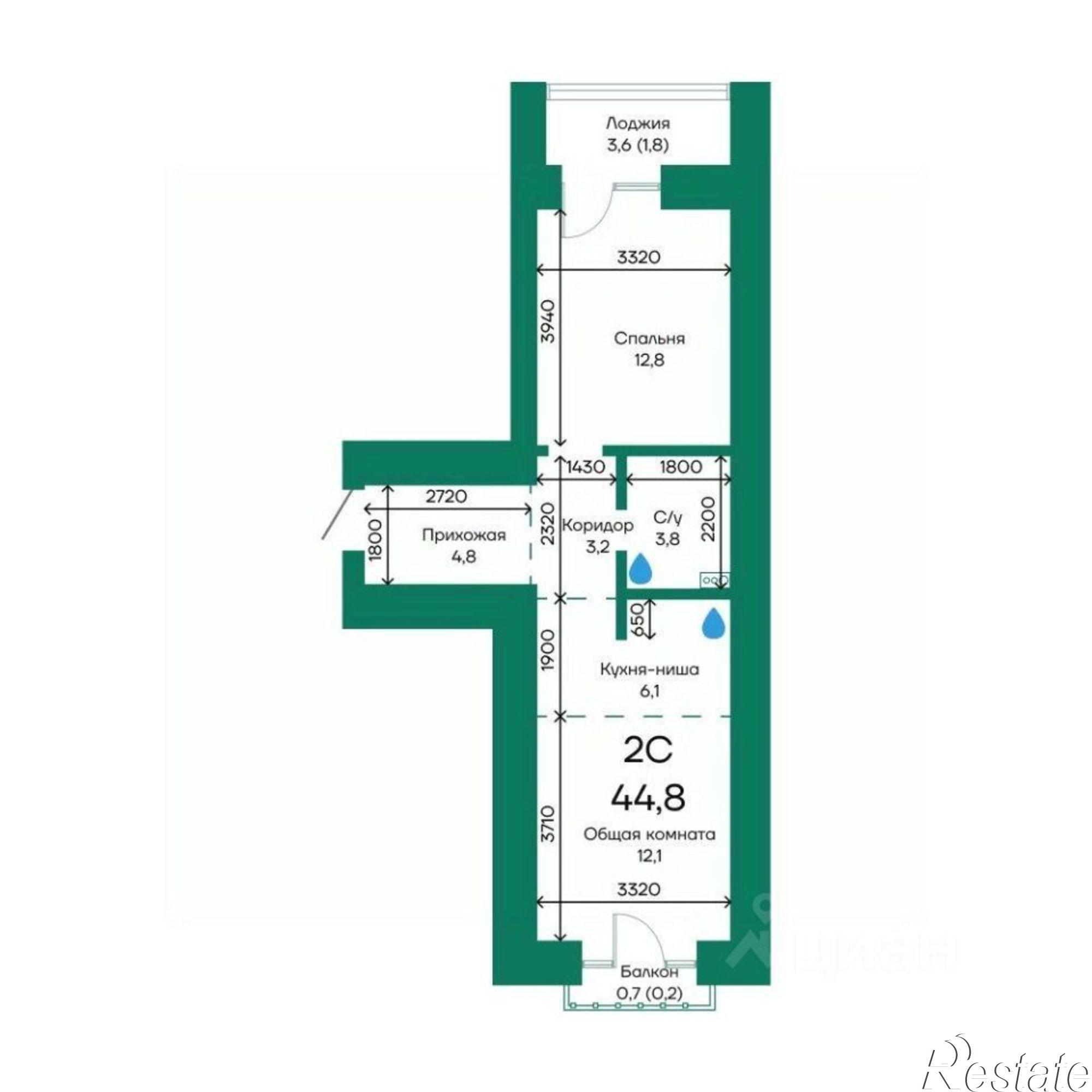 Купить квартиру за 6 715 070 рублей на Просторная улица, 390 к2