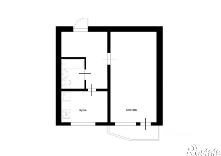 1-комн квартира ул Молодежная, 53,  д. 53