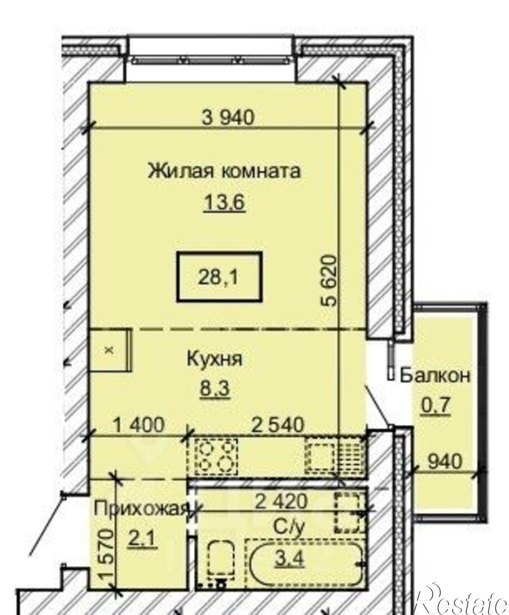 Купить квартиру за 4 664 600 рублей на ул Анатолия, 304б