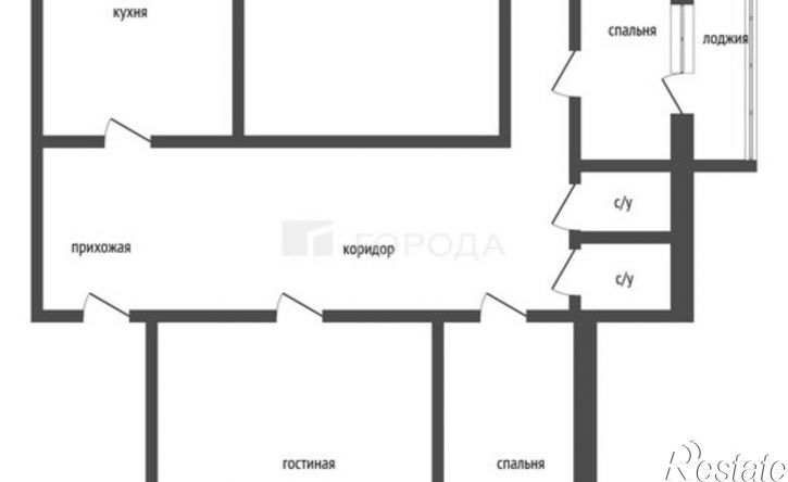 3-комн квартира ул Партизанская, 201,  д. 201