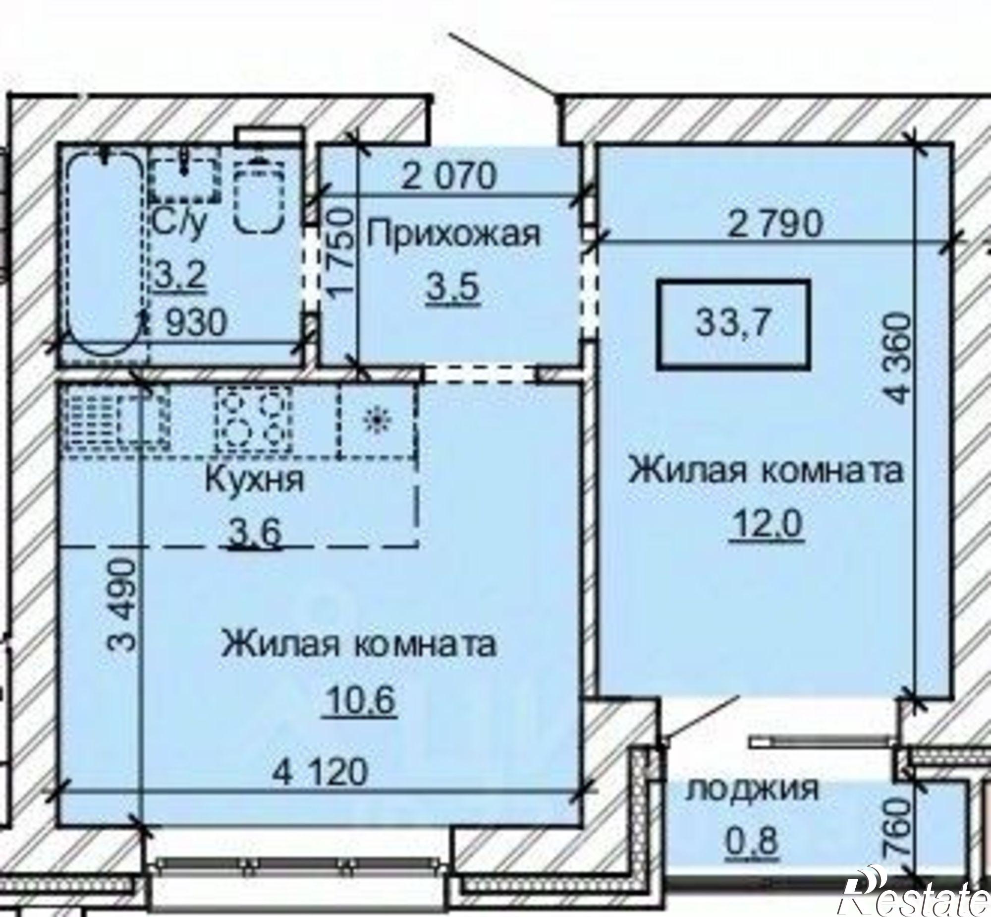 Купить квартиру за 5 055 000 рублей на ул Анатолия, 304б