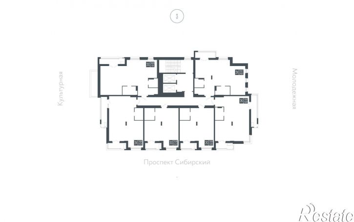 2-комн квартира в новом доме ул Культурная, 12,  д. 12