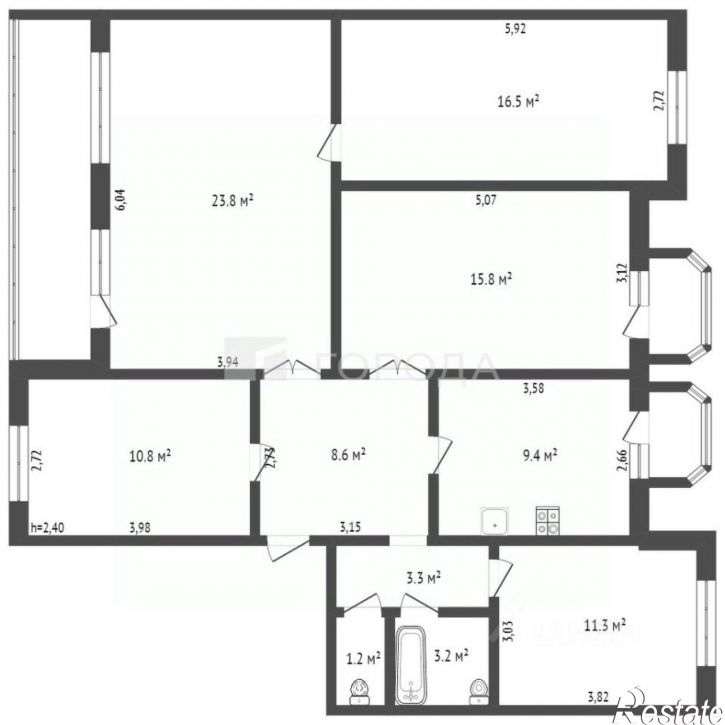 5-комн квартира Песчаная улица, 89,  д. 89