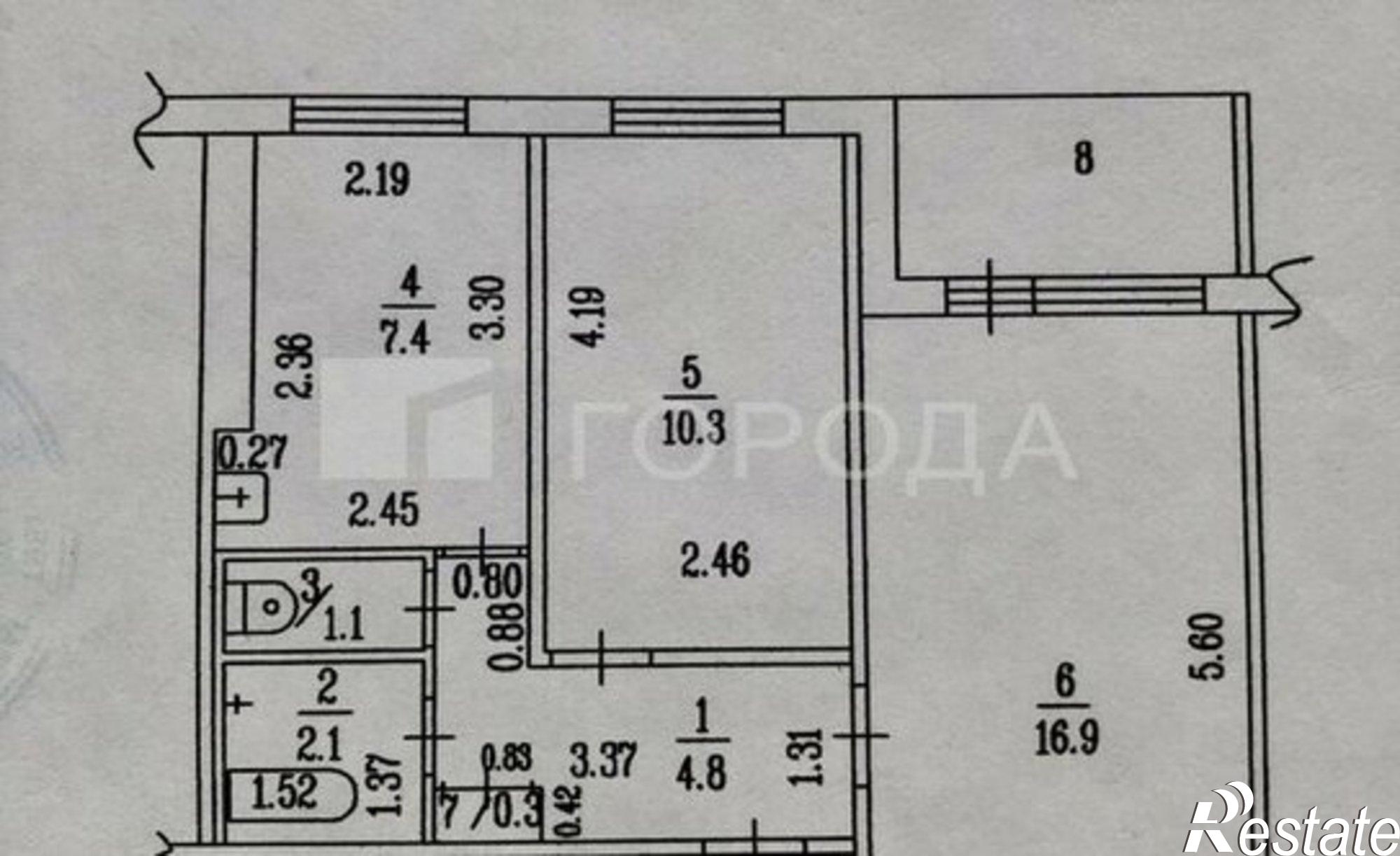 Купить квартиру за 4 800 000 рублей на улица Антона Петрова, 214