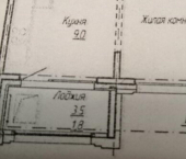 1-комн, 37кв м, этаж 8/10 улица Солнечная Поляна, 69