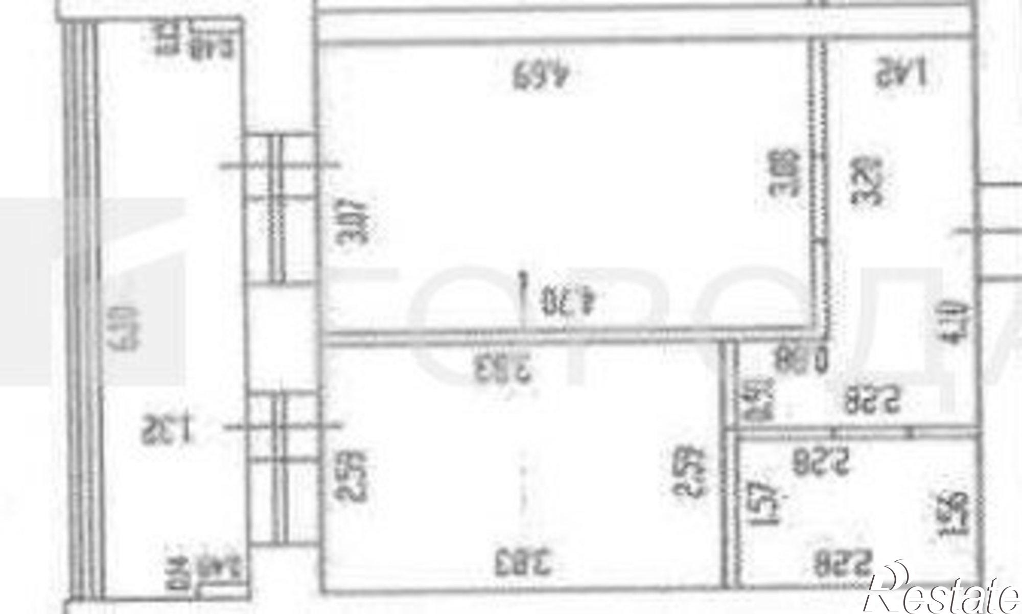 Купить квартиру за 6 300 000 рублей на Комсомольский проспект, 44