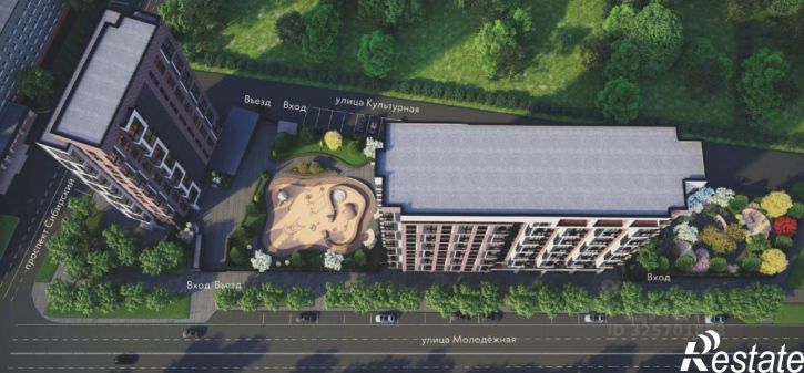 3-комн квартира в новом доме ул Культурная, 10,  д. 10
