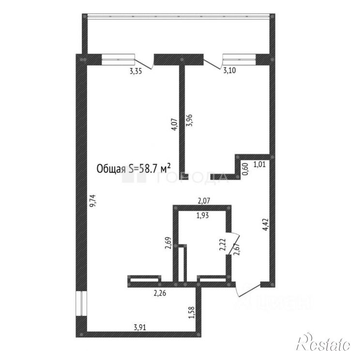 3-комн квартира проспект Строителей, 18,  д. 18