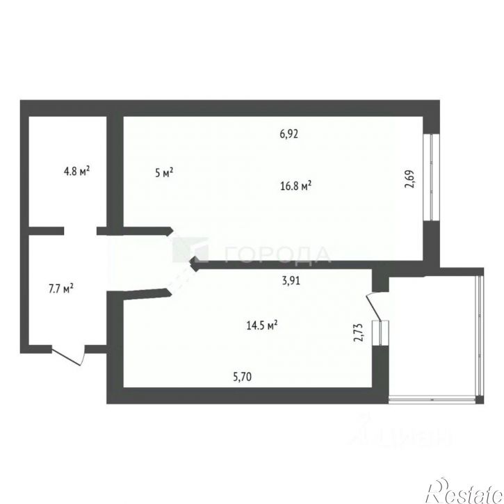 2-комн квартира ул 65 лет Победы, 25,  д. 25