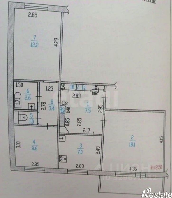 3-комн квартира улица Энтузиастов, 28,  д. 28