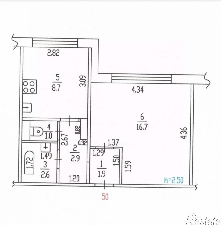 1-комн квартира ул Папанинцев, 131,  д. 131