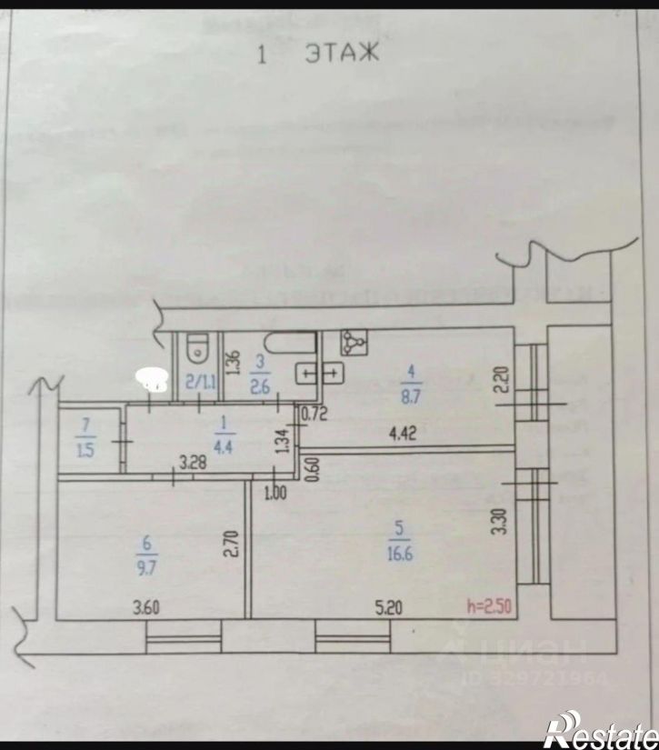 2-комн квартира ул Лермонтова, 17А,  д. 17А