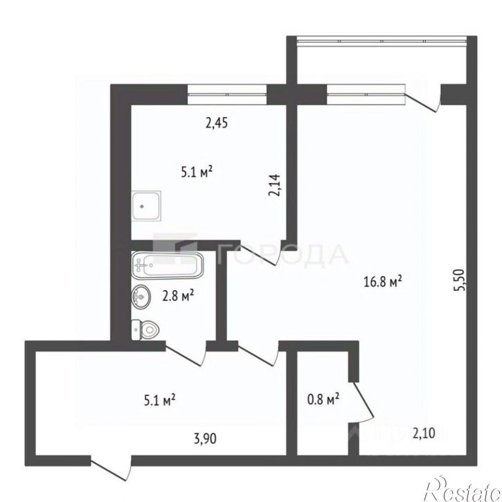 1-комн квартира Комсомольский пр-кт, 87,  д. 87