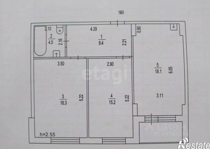 3-комн квартира ул Гущина, 150/24,  д. 150/24
