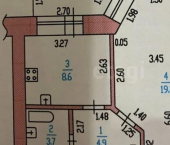 2-комн, 36кв м, этаж 5/11 Балтийская улица, 42