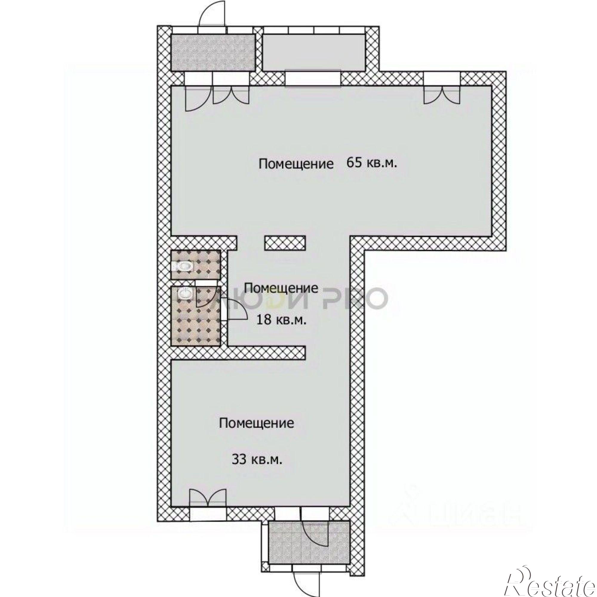 Купить офис, помещение под офис за 22 402 700 рублей на улица Попова, 158