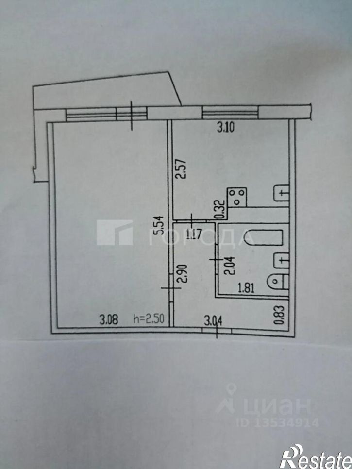 1-комн квартира Партизанская улица, 130,  д. 130