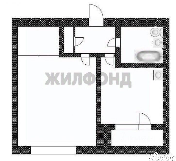 1-комн квартира ул Бабуркина, 8,  д. 8
