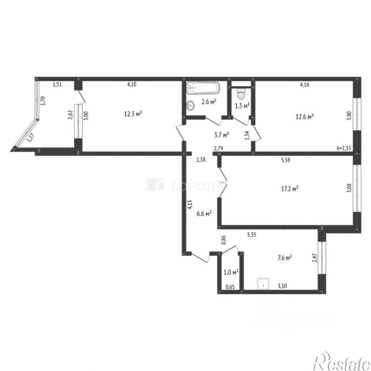 3-комн квартира Павловский тракт, 225,  д. 225