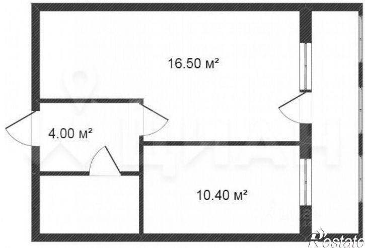 1-комн квартира улица Энтузиастов, 5А,  д. 5А